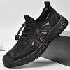 Mesh Shoes Men's 2025 New Summer Breathable Sports Shoes Soft Sole Non-slip Versatile Outdoor Casual Lightweight Jogging Shoes