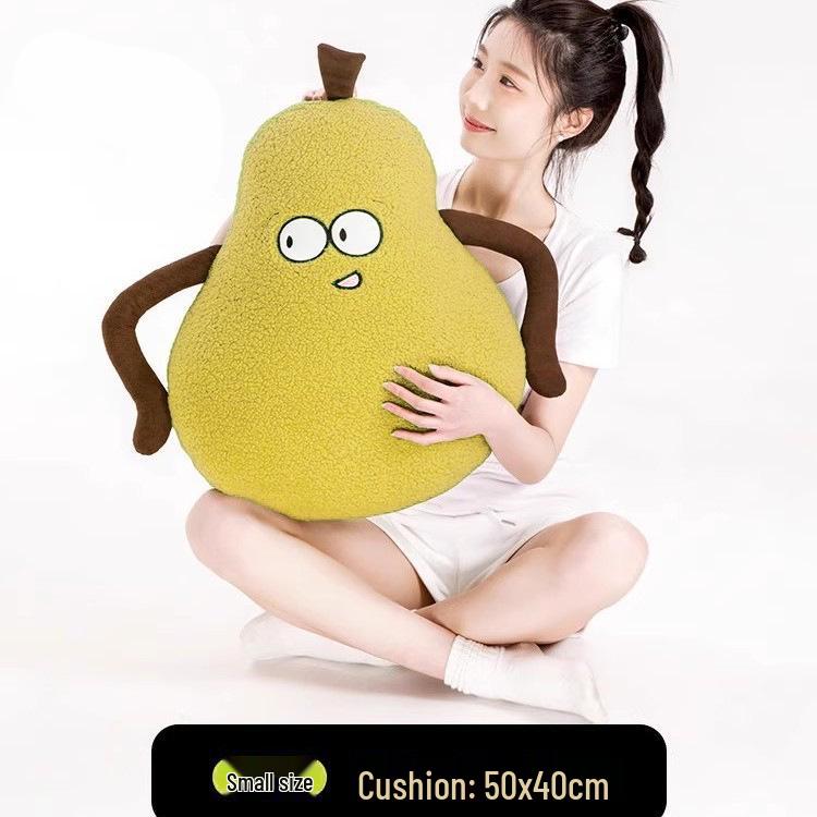 

Duck Pear Cartoon Dual-Function Blanket & Cushion for Bed, Sofa & Car Duck Pear