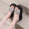 Fashion 8CM Casual Wedge Slippers Women New Summer Non Slip Platform Sandals Bling Open Toe Comfortable Female Chunky Beach Slippers
