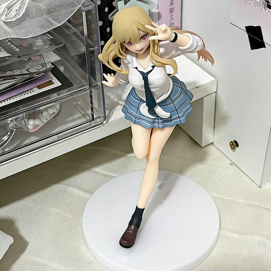 Discover Intime Hot My Gown Up Darling Marin Kitakawa Uniform Anime Figure Playthings 18Cm Pvc Model Collector Birth Date Present