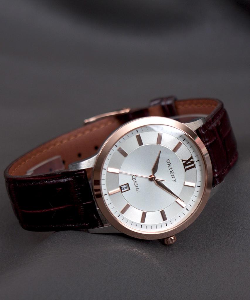 Olienteu Korean-Made Men'S Leather Band Men'S Wristwatch Ot560Mc