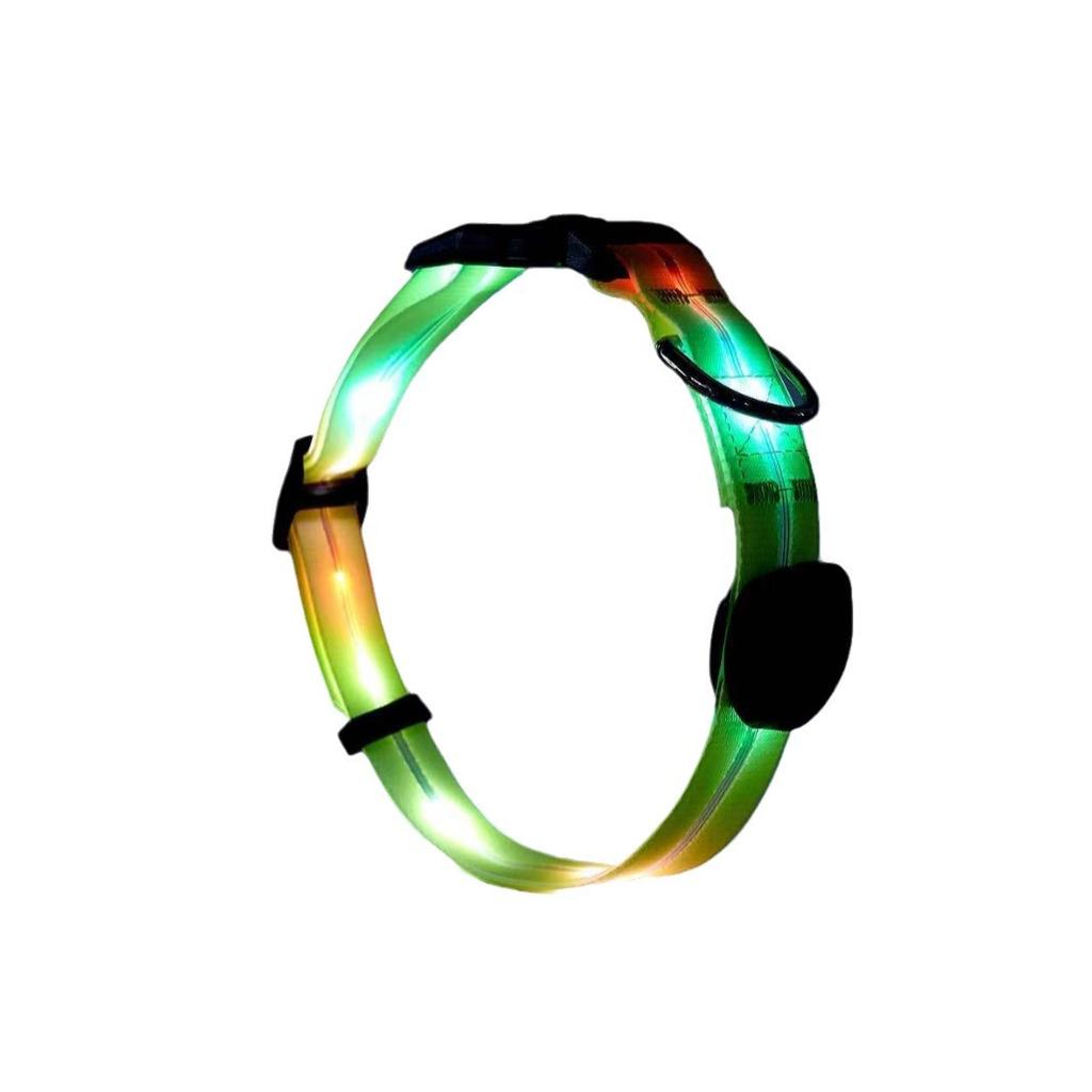 new trend waterproof LED glowing dog collar large, medium and small universal pet collar leash dog leash factory direct sales
