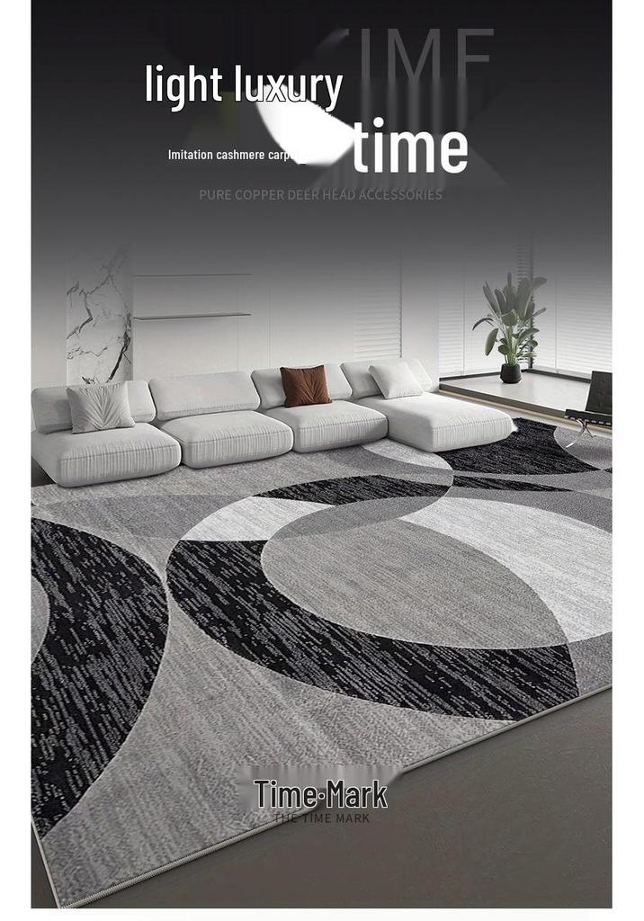 Alfombra antideslizante y resistente al desgaste de cachemir sintético para sala de estar, sofá, mesa de centro o mesita de noche.