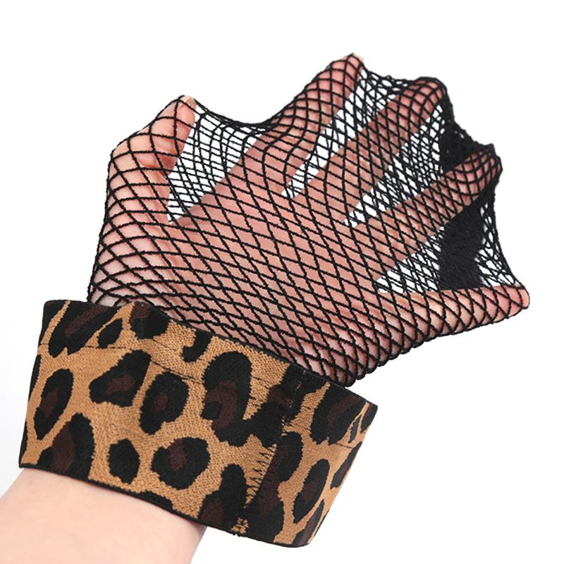 1 pár leopardích punčochových návleků patchwork sexy punčochy populární spodní prádlo dámské stehenní punčochy průhledné dlouhé punčochové zboží na nohy