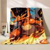 Charizard Dracaufeu Stampa Cartone Animato Coperta Bambini Adulti Coperta Morbida Calda Biancheria da Letto per Letto Divano Coperta da Viaggio