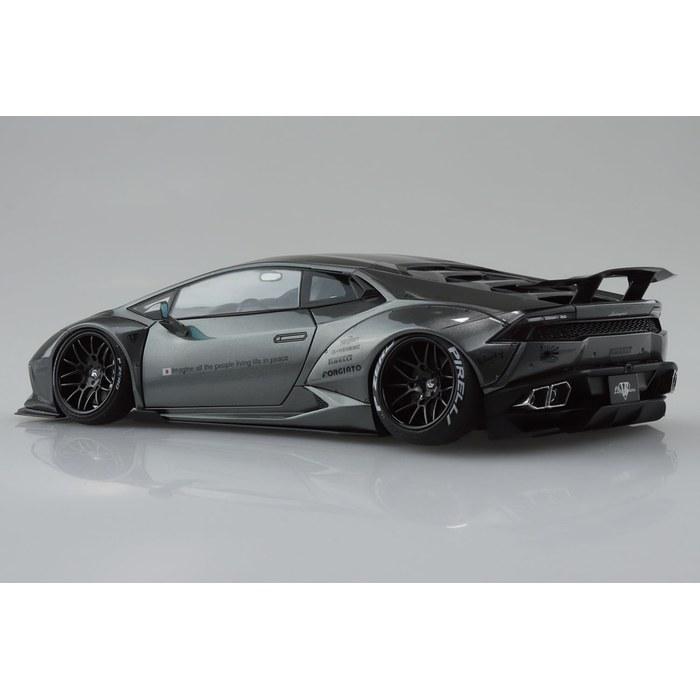 Aoshima 1/24 Liberty Walk No.16 LB Works Lamborghini Huracan Ver.2 Plastic Model Kit (Color-Coded)