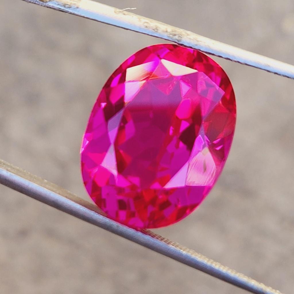 Natural Pink Ceylon Sapphire 14.35 Ct Oval Shape Certified Loose Gemstone