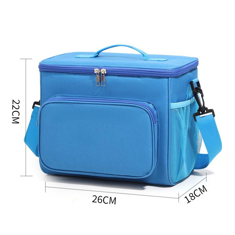Portable Insulated Lunch Bag: Oxford Cloth, Handheld or Crossbody, Perfect for Picnics