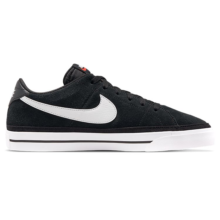 Nike Court Legacy Suede Čierne Biele Pánske Tenisky Gumené Svetlohnedé DH0956-001