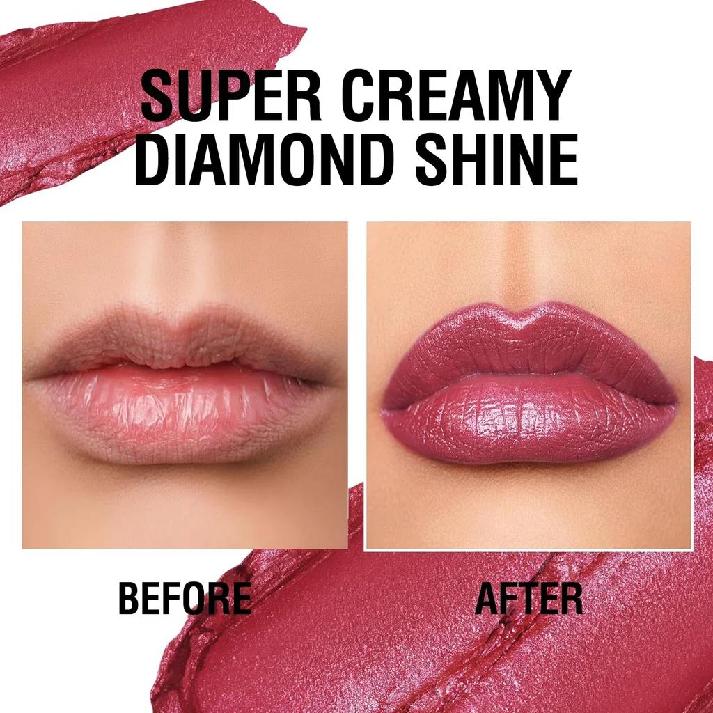 Perleťová rtěnka s jemným třpytem, hydratační hedvábná mořská panna, růžová, dlouhotrvající voděodolný lesk na rty, make-up na rty