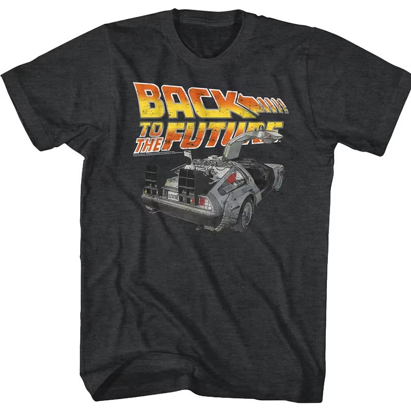 2025 Summer And Autumn New Style Back To The Future Racing Print Tshirt Loose And Trendy Shortsleeved Cotton Couples Top 01