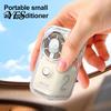 Fast Charging Fan Mini Handheld Fan, Transparent Cyber Portable Small with Digital Power Display Display, 3 Speed USB Rechargeable Pocket for