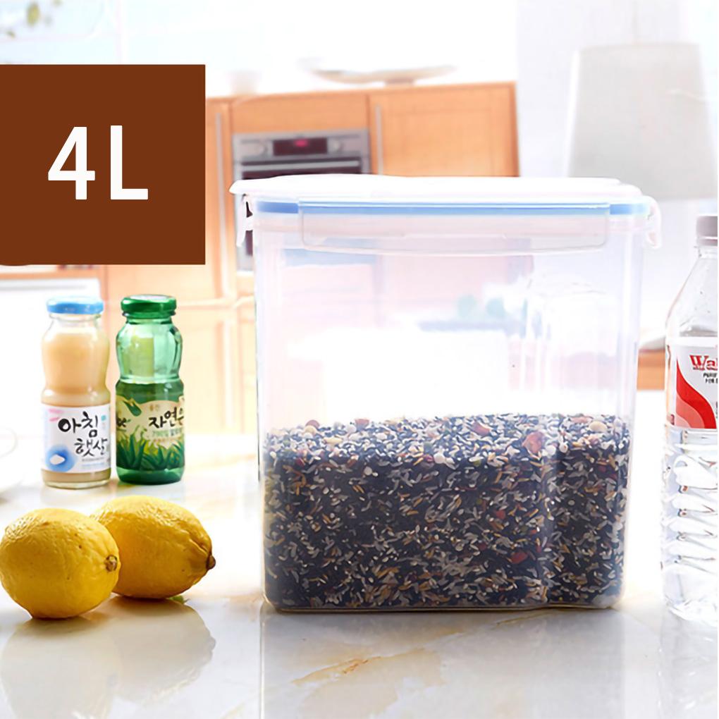 Plastová nádoba na skladování cereálií 4L vzduchotěsný zásobník na suché potraviny