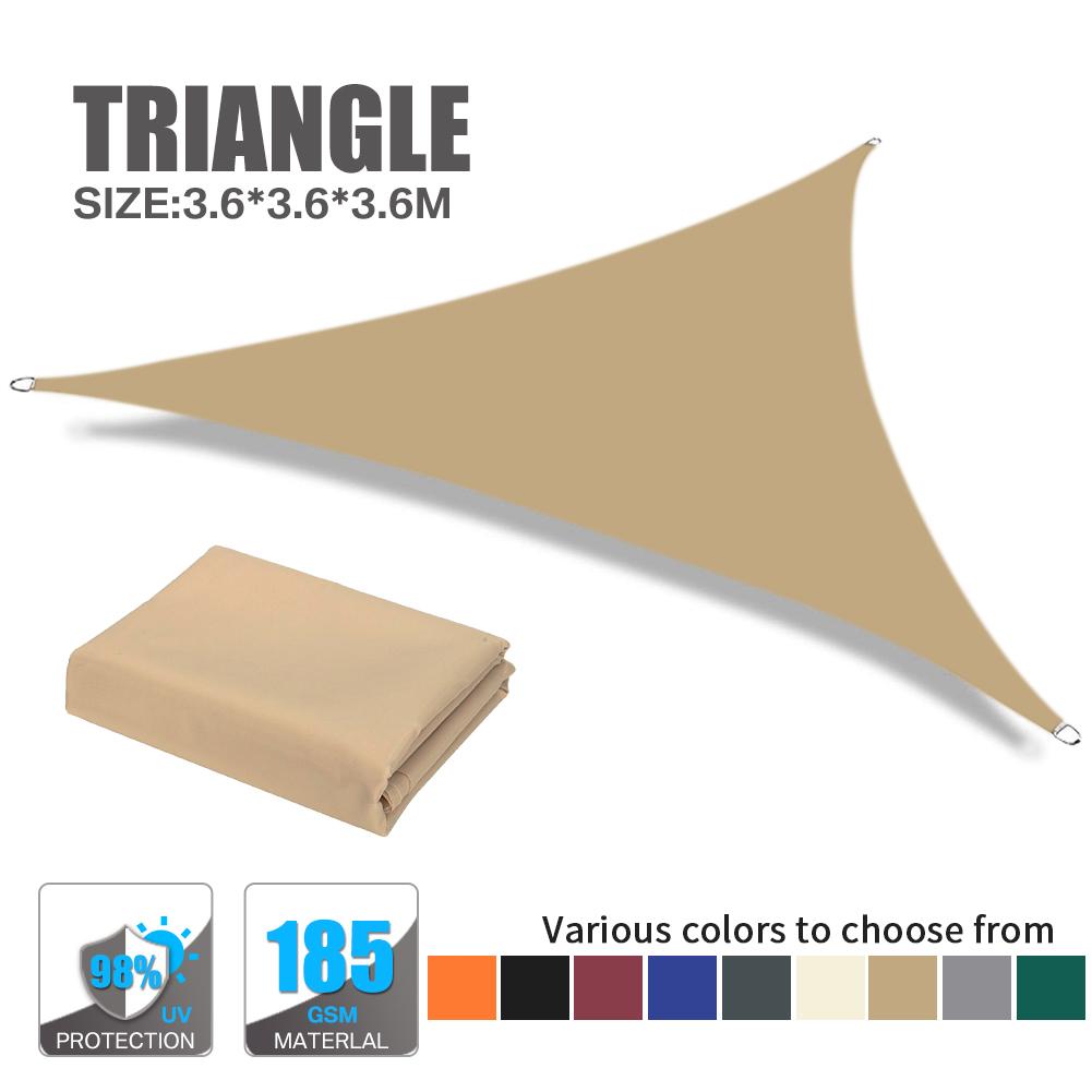 Sand Shade Sail UV Block Waterproof Garden Canopy Sun Shade Cloth Camping Gazebo For Outdoor Backyard Pool Awnings Sun Shelters