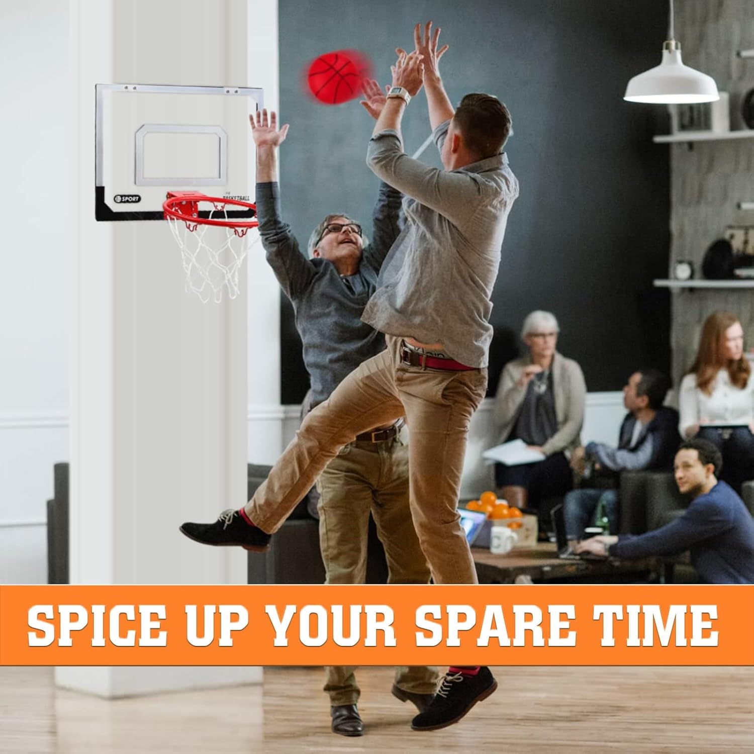 Mini Aro De Baloncesto Para Habitación Infantil – Juego De Interior Con Ventosa, Incluye Inflador Y 2 Pelotas, Ideal Para Coordinación Mano-Ojo