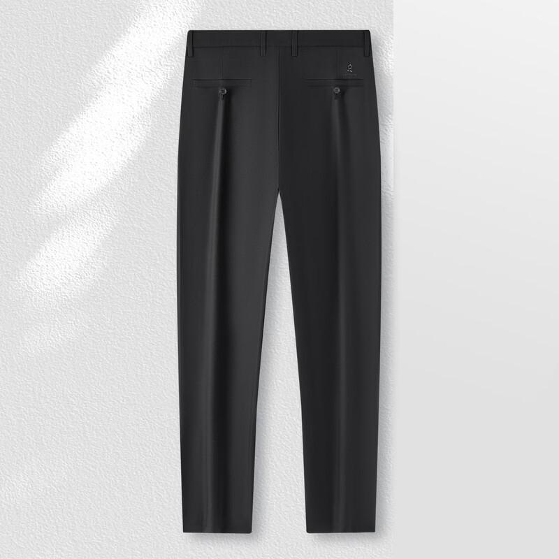 MONTAGUT Men's Linen-Tencel Blend Stretch Casual Pants