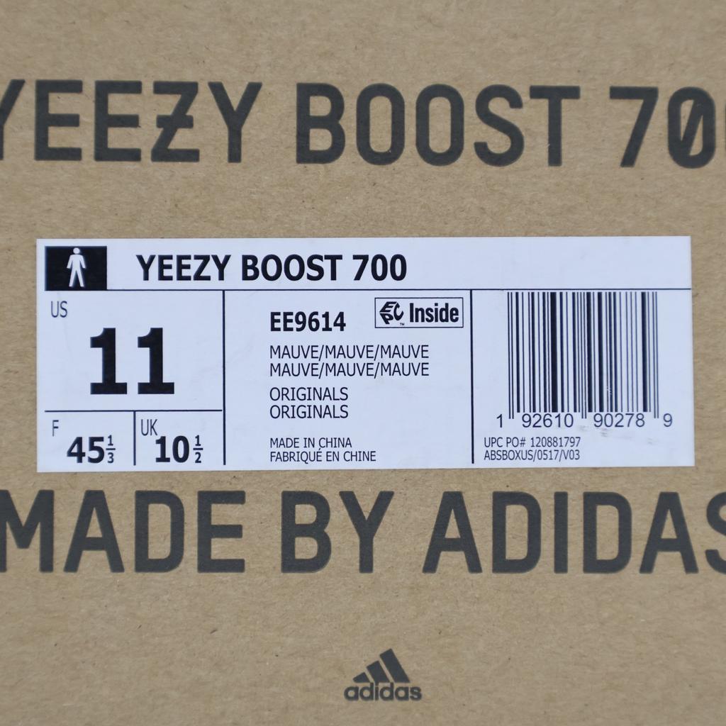 EE9614 Adidas Yeezy Boost Waver Runner Mauve Dark Grey Yellow Charcoal Gray