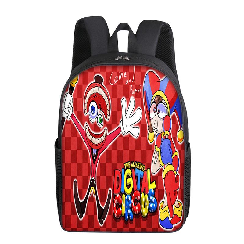 Magic Digital Circus The Amazing Digital Circus School Bag Primary School Students Single Layer Backpack