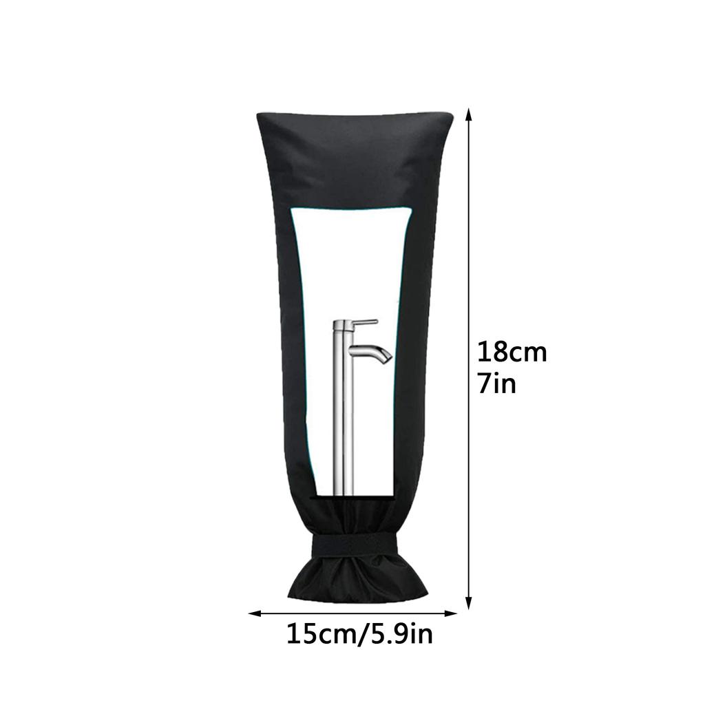 Wasserhahn Abdeckung Verdicken Isolierung Oxford Tuch Wasserdichte Beschichtung Außenwasserhahn Abdeckung für Winter