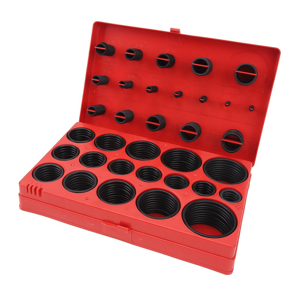 419 PCS O Ring Washer Assortment Kit Automotive Metric Nitrile Rubber O Ring Case Oil Proof Kit for