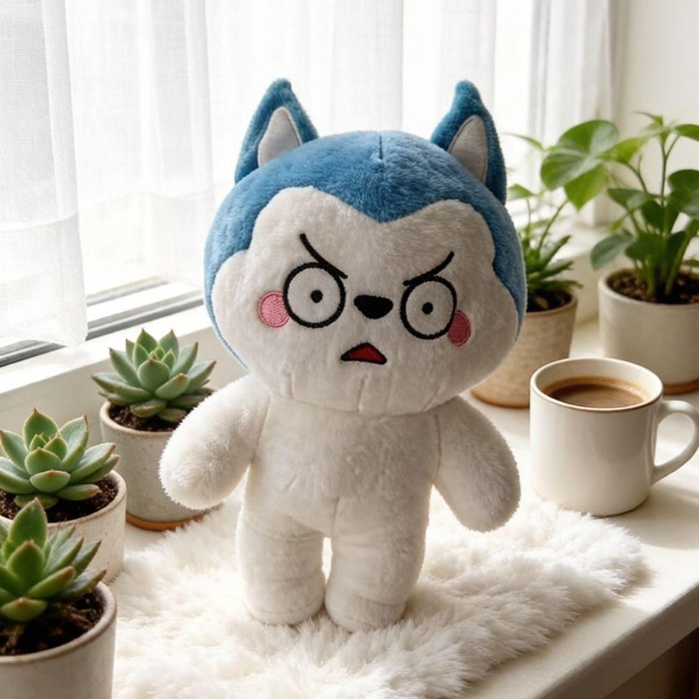 Soft Material HuskyLang Stuffed Doll Adorable Style Stuffed Animal Pillow Birthday Gift