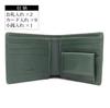 [Revetta] Stingray Leather Bi-fold Wallet, Galuchat, Stingray, Green, Polished Finish, Women's & Men's, Genuine Leather [261stw-3]