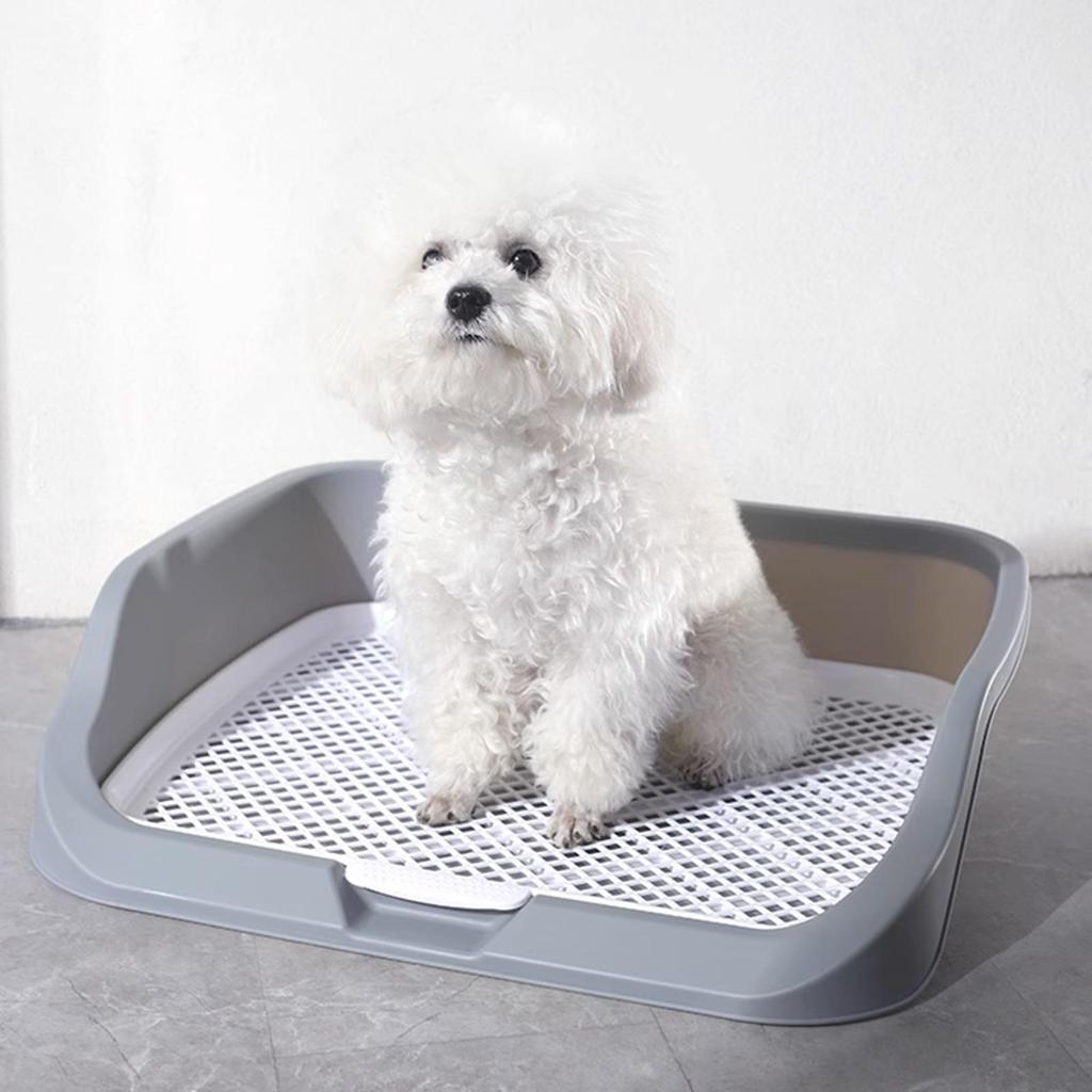Dog Litter Tray Hygienic Pet Training Mat Detachable Cleaning Grid PP Material Suitable for