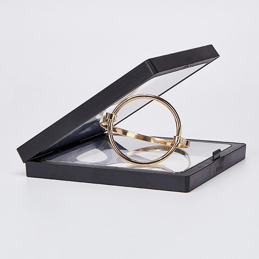 10pcs 3D Floating Frame Display Case Free Standing Floating Jewelry Storage Case for Coins Minerals Watches