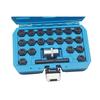 22Pc Wheel Locking Nut Key Socket Sets For BMW 1 3 5 6 & 7 Series 1/2" Drive Key Socket 041-060 Wheel Anti-Theft Screws Remover