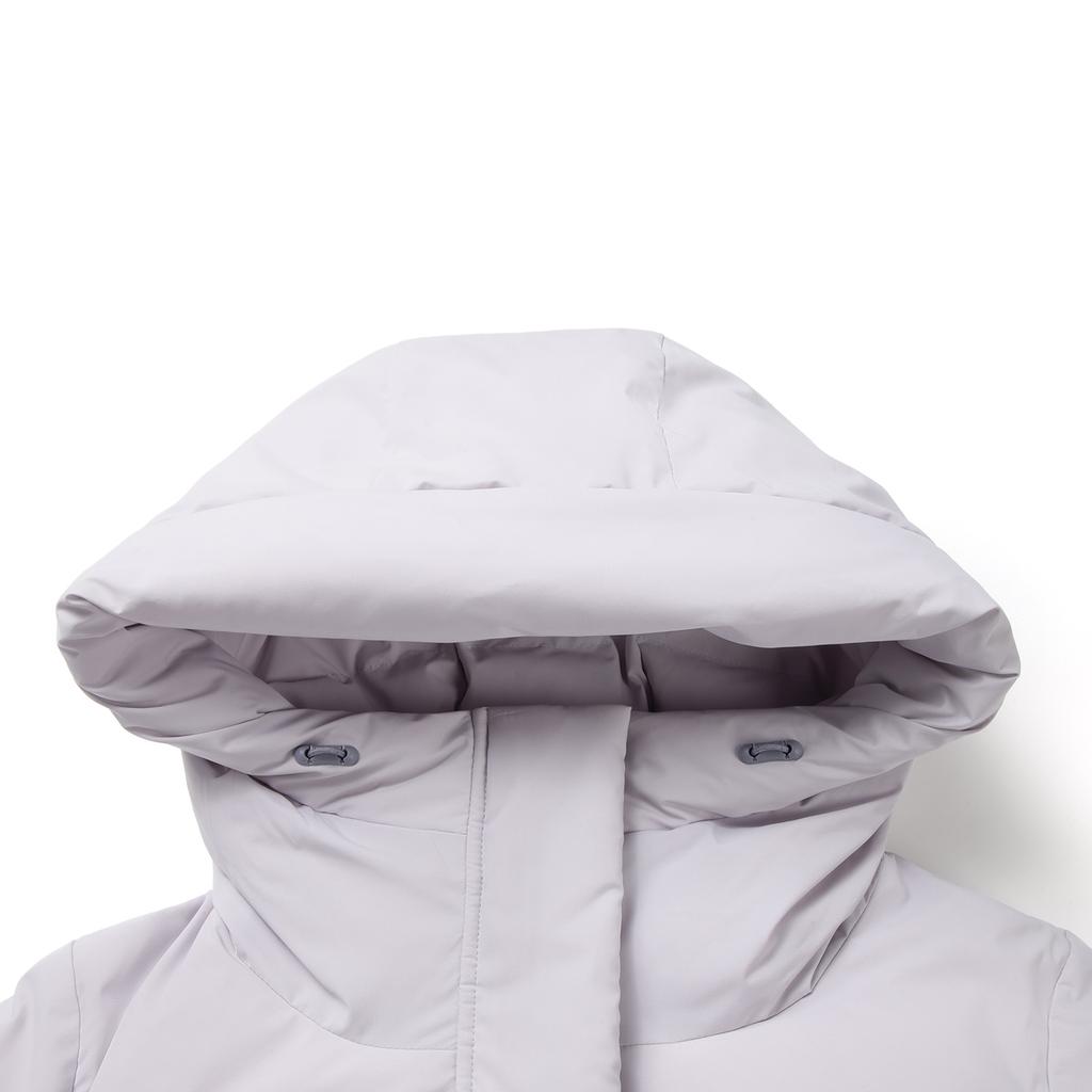 Li Ning Hot Pot Down Jacket Series Sports Fashion Versatile Casual Windproof Water-Resistant Hooded Down Jacket Women Outerwear AYMV406-5
