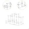 Acrylic Display Riser Stand Showcase Fixtures Elevated Rack Business Living