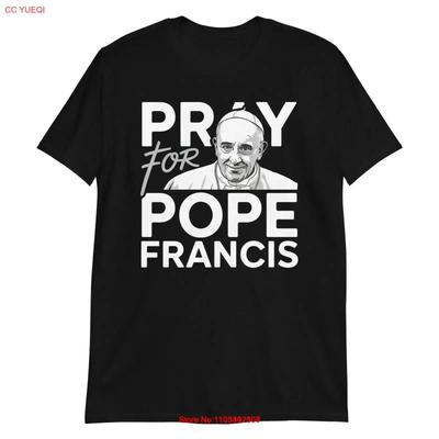 Pope Francis T Shirt Rip In Loving Memory Catholic Pray For Top Commemorative Religious Vintage Washed Designer Clothes
