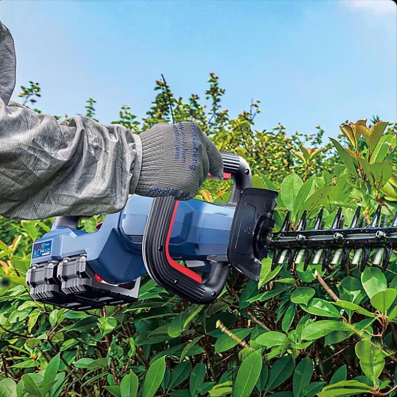 DONGCHENG Cordless Brushless Double-Blade Hedge Trimmer CN plug (adapter included)