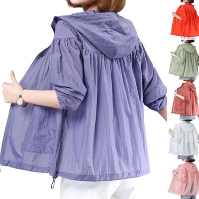 Women's Casual Solid Color Loose Clothing, Fashionable Cardigan Jacket Cardigan Jacket