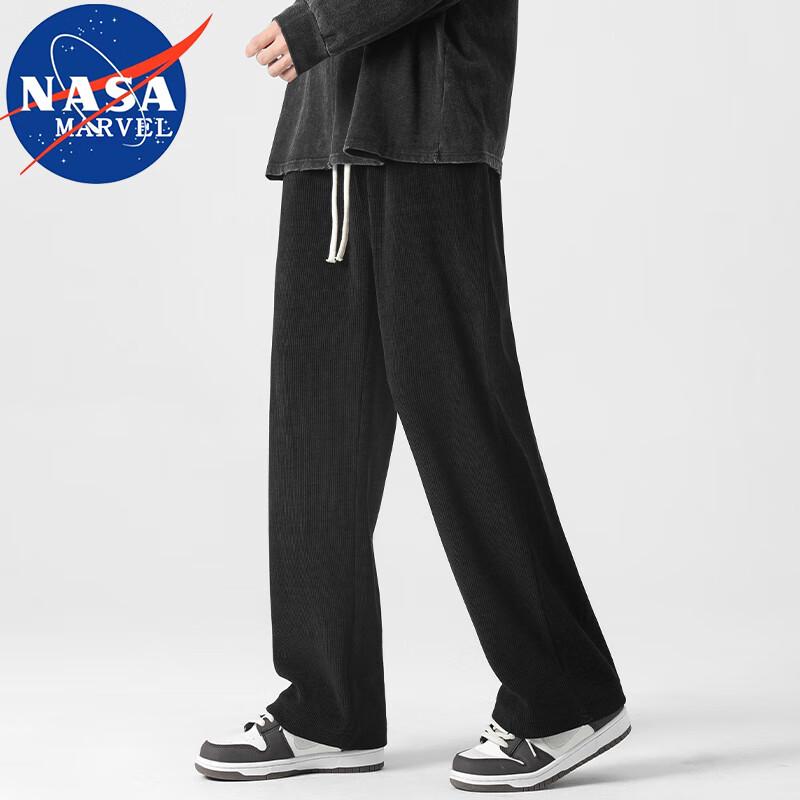 NASA MARVEL Men's Loose Straight Leg Casual Pants