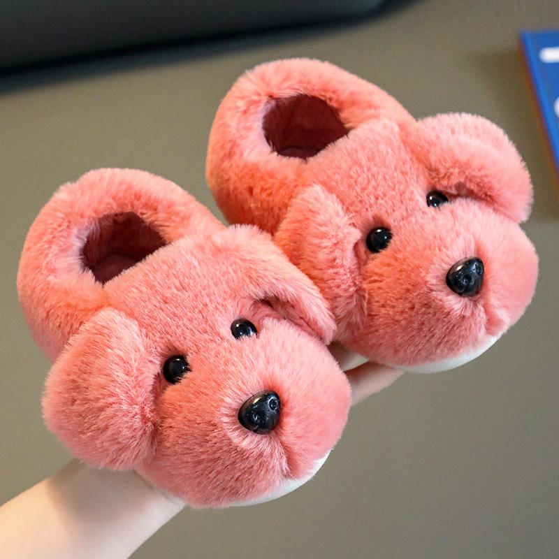 Children's Slippers Boys Cute Cartoon Girls' Slippers Infants Children Autumn Winter