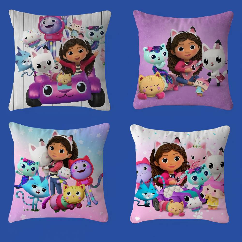 G-Gabbys D-Dollhouse Pillow Gift Home Office Decoration Bedroom Sofa Car Cushion Cover Case 45x45