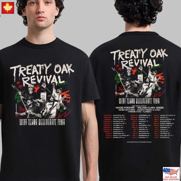Treaty Oak Revival West Texas Degenerate Tour 2026 North American T-Shirt S