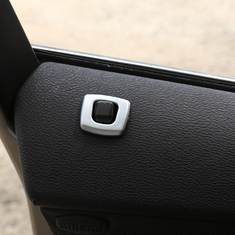 For BMW X3 E83 2006 2007 2008 2009 2010  ABS Chrome Car Door Lock Door Bolt Cover Trim Stickers Car