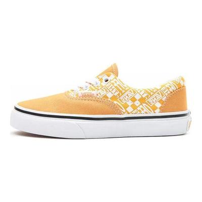 Rutschfest Langlebig Atmungsaktiv Niedrig geschnitten Kinder Skateschuhe Kinder Sneaker Gelb VN0A38H83S6