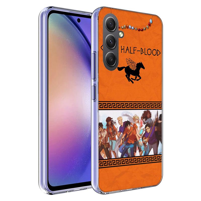 P-Percy J-Jackson Poseidon Camp Half-Blood Phone Case for Samsung A16 A26 A36 A56 A17 A37 A57 A07 A06 A02S A03 A04S A05S Galaxy