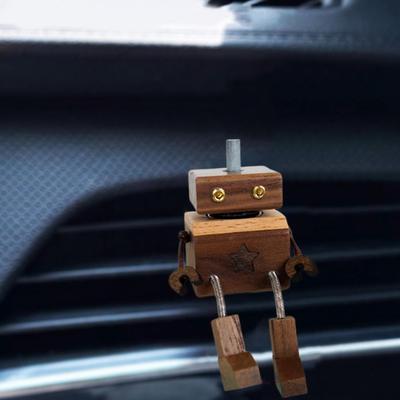 Roboterauto Ätherischer Öl Diffusor Niedliche Lüftungsdekoration Kreativ Kompakt Tragbar Innenraum