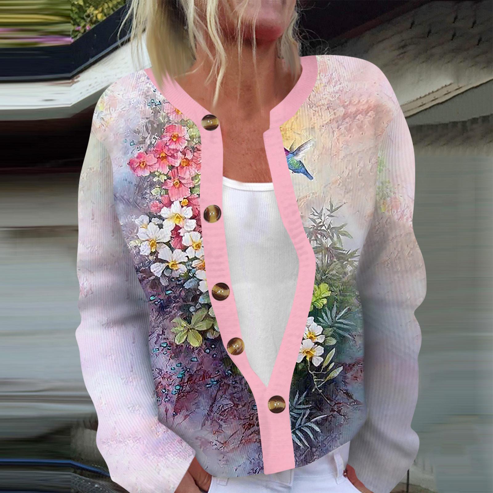 

Женская мода с длинным рукавом, рождественский принт «Снеговик-снежинка», куртка, кардиган L