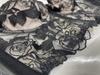 Rose Embroidered Lace Longline Bra Set