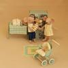 Artificial Children's Toy Model 1:12 Dollhouse Miniature Scene New Baby Stroller