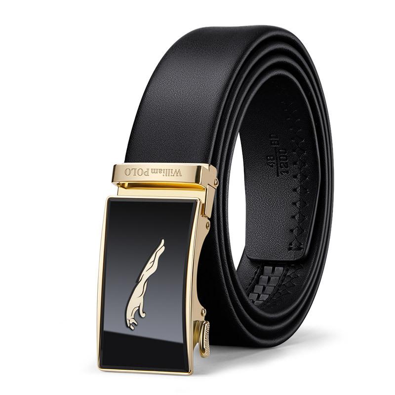 Emperor Belt Men's Genuine Leather 2022 New Automatic Buckle Business Casual Belt Pure Cowhide Pant Belt