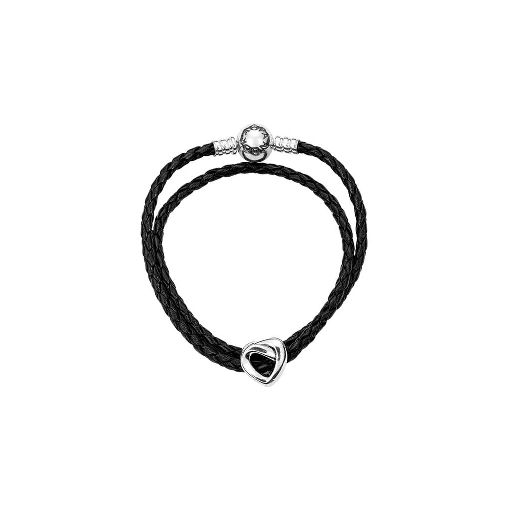 Pandora 925 Sterling Silver Bracelets Women's Black ZT-0665