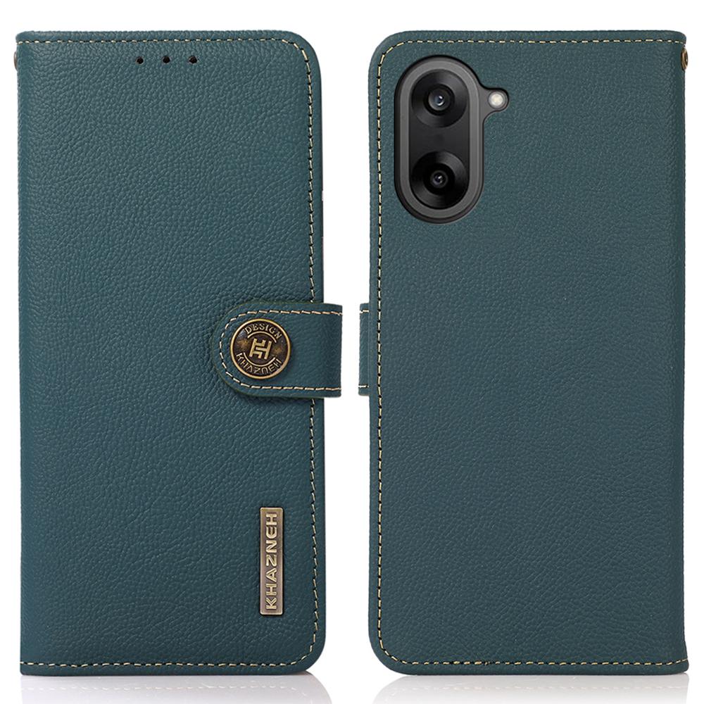 for OnePlus Nord CE5 5G Case Genuine Cow Leather Wallet Phone Cover