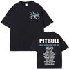 Pitbull Party After Dark EU 2025 Tour Graphic Concert T Shirt Men Women Harajuku Hip Hop Gothic Short Sleeve T-shirts Streetwear