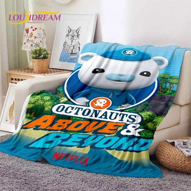 The Octonauts Barnacles Cute Cartoon Soft Blankets,Keep Warm Flannel Throw Blanket for Picnic Beds Sofa Home Custom blankets